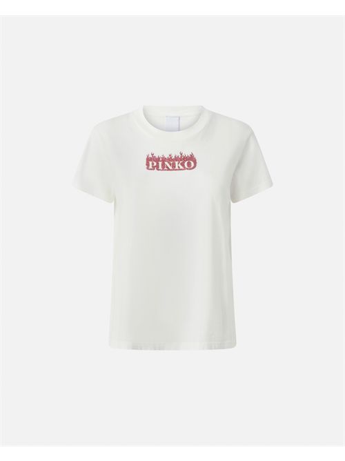 t-shirt woman white PINKO | 105050A2D6/Z05